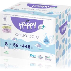 BELLA Baby Happy Aqua care vlhčené čisticí ubrousky pro děti 8x56 ks