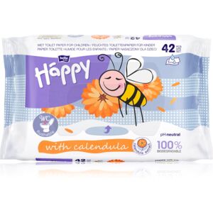 BELLA Baby Happy Calendula vlhčený toaletní papír s měsíčkem lékařským pro děti 42 ks