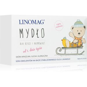 Linomag Soap for children and babies tuhé mýdlo pro děti od narození 100 g
