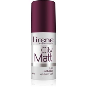 Lirene City Matt matující fluidní make-up s vyhlazujícím efektem odstín 204 Natural 30 ml