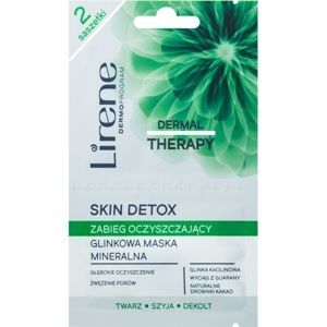 Lirene Dermal Therapy Skin Detox minerální čisticí jílová maska pro ma