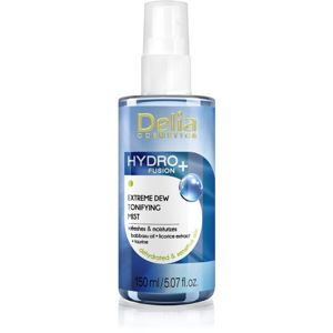 Delia Cosmetics Hydro Fusion + tonizační pleťová mlha s hydratačním účinkem 150 ml
