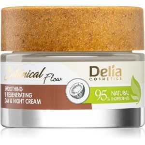 Delia Cosmetics Botanical Flow Coconut Oil vyhlazující denní a noční krém pro regeneraci pleti 50 ml