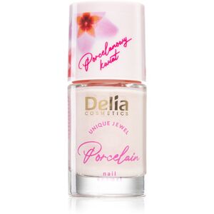 Delia Cosmetics Porcelain lak na nehty 2 v 1 odstín 04 Beige 11 ml