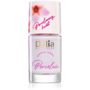 Delia Cosmetics Porcelain lak na nehty 2 v 1 odstín 06 Lilly 11 ml