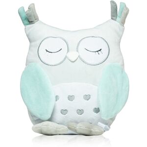 BabyOno Have Fun Owl Sofia plyšová hračka s chrastítkem Blue 1 ks