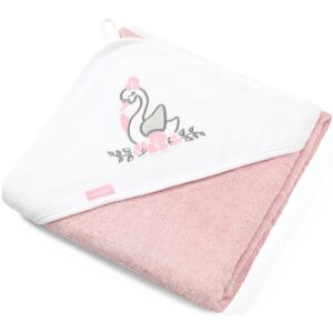 BabyOno Take Care Bamboo Towel osuška s kapucí Pink 85x85 cm