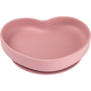 canpol babies Heart talíř s přísavkou Pink 1 ks