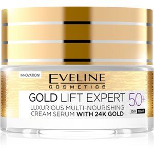 Eveline Cosmetics Gold Lift Expert denní a noční krém proti vráskám 50+ 50 ml