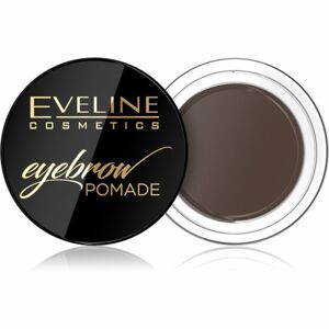 Eveline Cosmetics Eyebrow Pomade pomáda na obočí s aplikátorem odstín Dark Brown 12 ml