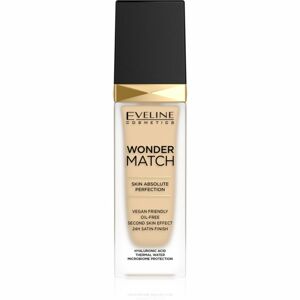 Eveline Cosmetics Wonder Match dlouhotrvající tekutý make-up s kyselinou hyaluronovou odstín 01 Ivory 30 ml