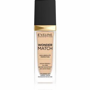 Eveline Cosmetics Wonder Match dlouhotrvající tekutý make-up s kyselinou hyaluronovou odstín 11 Almond 30 ml