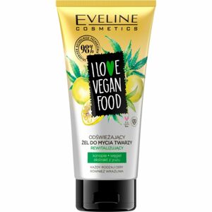 Eveline Cosmetics I Love Vegan Food osvěžující čisticí gel pro rozjasnění pleti 150 ml