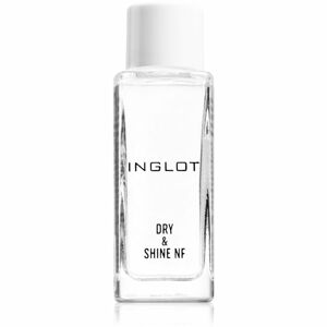 Inglot Dry & Shine NF vrchní lak na nehty pro urychlení zasychání laku náplň 9 ml
