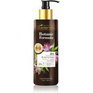 Bielenda Botanic Formula Hemp + Saffron mycí gel na obličej s hydratačním účinkem 200 ml