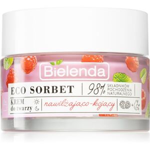 Bielenda Eco Sorbet Raspberry hydratační a zklidňující krém na obličej 50 ml