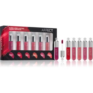 Affect 6 Mini Long-Lasting Liquid Lipsticks sada tekutých rtěnek