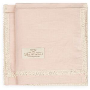 Babymatex Linen deka pro děti Pink 75x100 cm