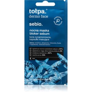 Tołpa Dermo Face Sebio noční maska na regulaci kožního mazu 8 ml