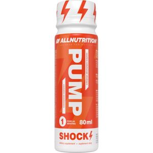 Allnutrition Shock Shot Pump podpora sportovního výkonu příchuť Apple 80 ml