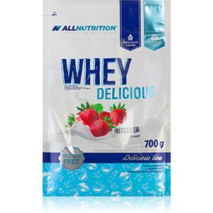 Allnutrition Whey Delicious syrovátkový protein příchuť Strawberry 700 g