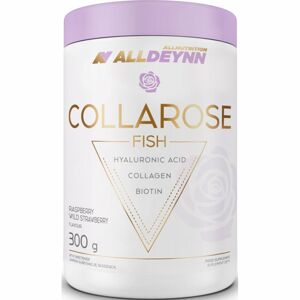 ALLNUTRITION Alldeynn Collarose Fish hydrolyzovaný kolagen pro ženy příchuť raspberry & wild strawberry 300 g