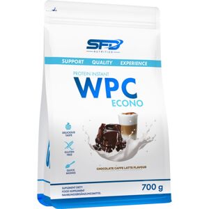 SFD Nutrition WPC Protein Econo syrovátkový protein příchuť Caffe Latte & Chocolate 700 g