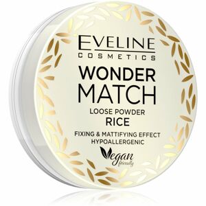 Eveline Cosmetics Wonder Match transparentní fixační pudr pro matný vzhled Rice 6 g