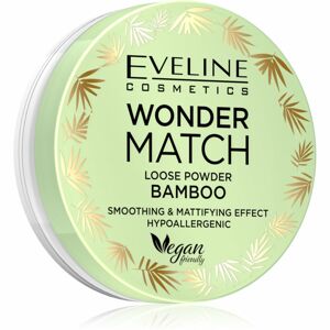 Eveline Cosmetics Wonder Match transparentní sypký pudr s matným efektem Bamboo 6 g