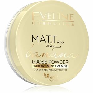 Eveline Cosmetics Matt My Day fixační pudr s matným efektem odstín Banana 6 g