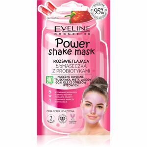 Eveline Cosmetics Power Shake hydratační a rozjasňující maska s probiotiky 10 ml