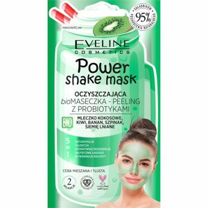 Eveline Cosmetics Power Shake čisticí maska a peeling s probiotiky 10 ml