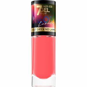 Eveline Cosmetics 7 Days Gel Laque Neon Lunacy neonový lak na nehty odstín 81 8 ml