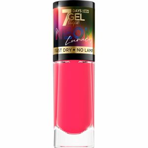 Eveline Cosmetics 7 Days Gel Laque Neon Lunacy neonový lak na nehty odstín 82 8 ml