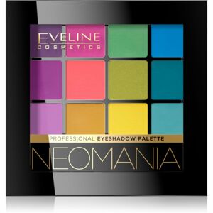 Eveline Cosmetics Neon paletka očních stínů 12 g