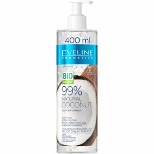 Eveline Cosmetics Bio Organic Natural Coconut zklidňující gel pro citlivou pokožku 400 ml