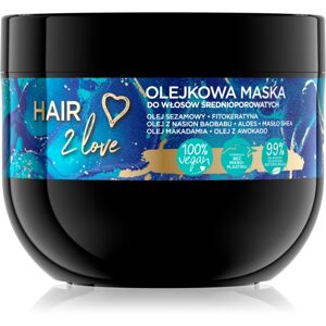 Eveline Cosmetics I'm Bio Hair 2 Love vyživující a hydratační maska na vlasy 300 ml