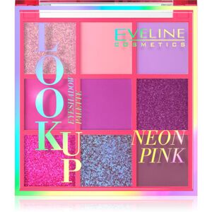 Eveline Cosmetics Look Up Neon Pink paletka očních stínů 10,8 g