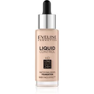 Eveline Cosmetics Liquid Control tekutý make-up s pipetou odstín 002 Soft Porcelain 32 ml