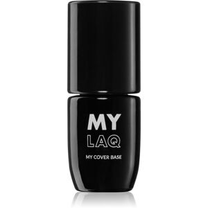 MYLAQ My Base Cover Base podkladový lak pro gelové nehty odstín Shining Pink 5 ml