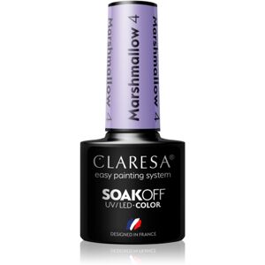 Claresa SoakOff UV/LED Color Marshmallow gelový lak na nehty odstín 4 5 g