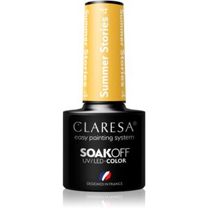 Claresa SoakOff UV/LED Color Summer Stories gelový lak na nehty odstín 4 5 g
