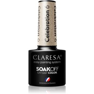 Claresa SoakOff UV/LED Color Celebration gelový lak na nehty odstín 6 5 g
