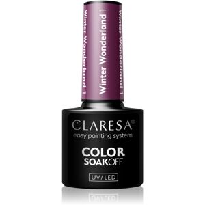 Claresa SoakOff UV/LED Color Winter Wonderland gelový lak na nehty odstín 5 g