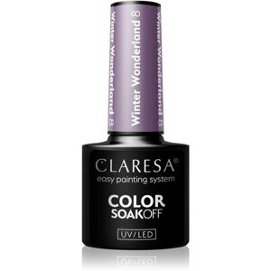 Claresa SoakOff UV/LED Color Winter Wonderland gelový lak na nehty odstín 8 5 g