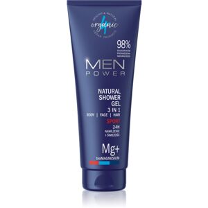 4Organic Men Power Sport čisticí gel 3 v 1 pro muže 250 ml
