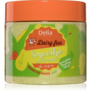 Delia Cosmetics Dairy Fun tělový peeling Pear 350 g