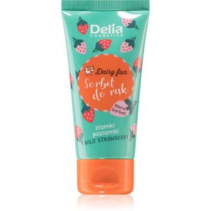 Delia Cosmetics Dairy Fun pečující krém na ruce Wild Strawberry 50 ml