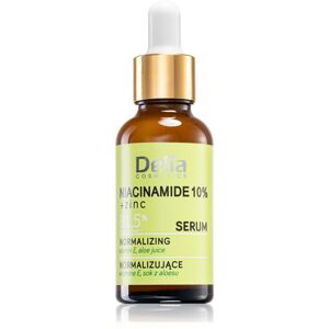 Delia Cosmetics Niacinamide 10% + zinc obnovující sérum na obličej, krk a dekolt 30 ml