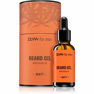 Zew For Men Beard Oil with Hemp Oil olej na vousy s konopným olejem Matt 30 ml